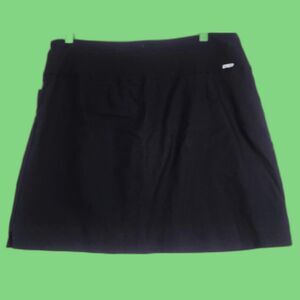 S.C.&CO Women's Black Skort Size Large  Tenniscore Athleisure Preppy